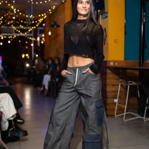 Pantalón Juana – Cargo Denim Wide Leg